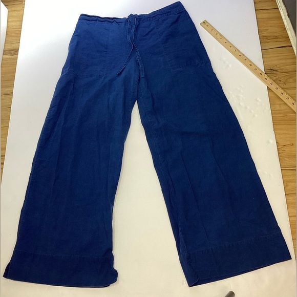 Maiwa indigo summer weight cotton drawstring pants lg. - Picture 5 of 15